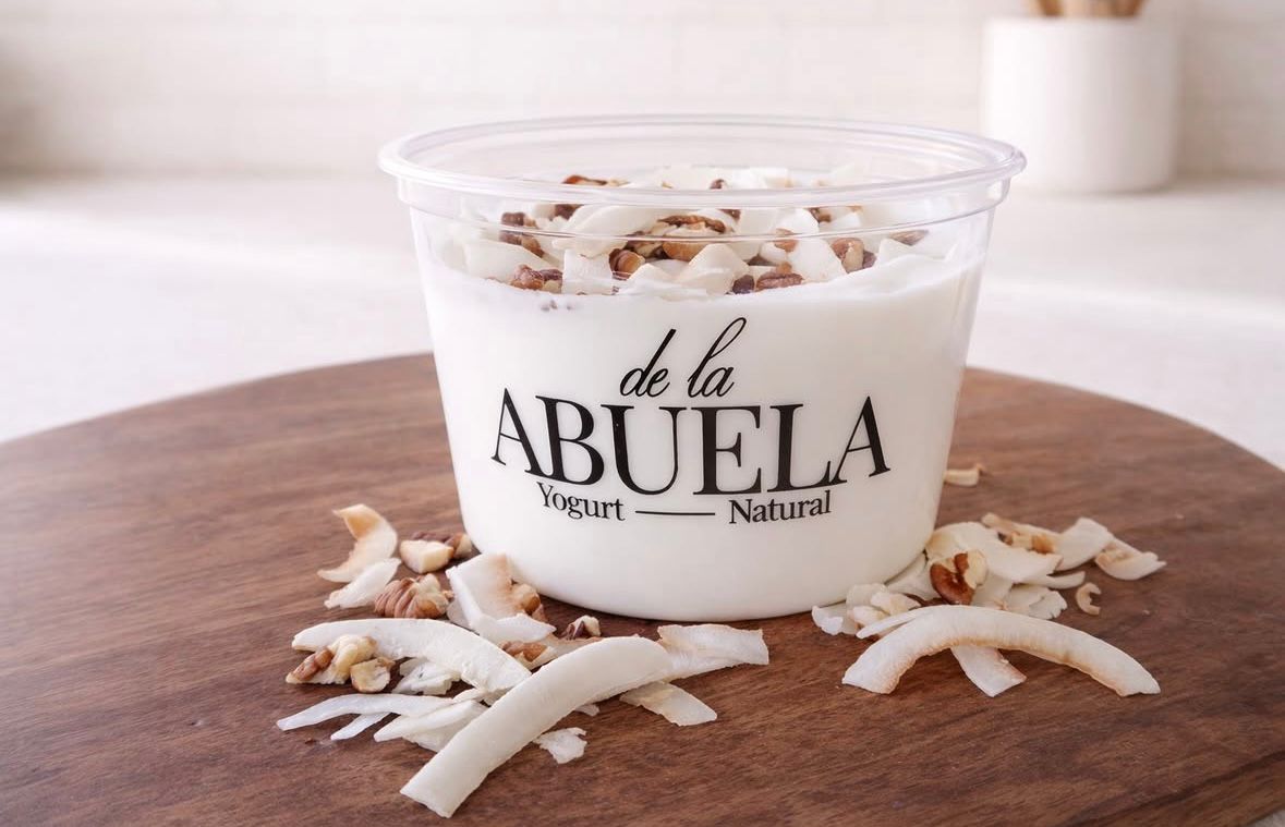 Yogurt artesanal sabor Coco